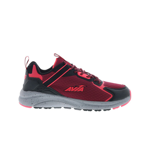 Avia Canyon 2.0 AA50064WRBP Womens Red Canvas Athletic Hiking Shoes