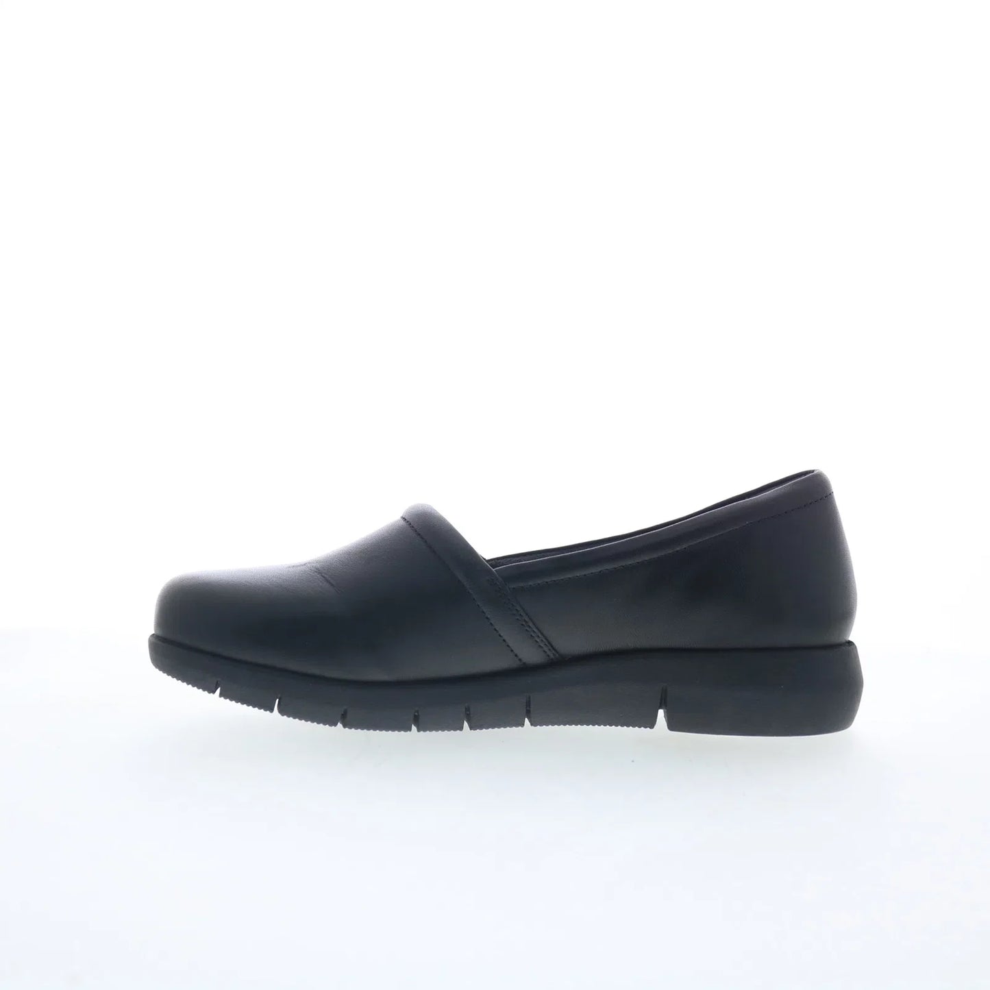 Softwalk Adora 2.0 S2316-001 Womens Black Leather Slip On Clog Flats Shoes