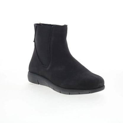 Softwalk Albany S2351-001 Womens Black Suede Zipper Chelsea Boots