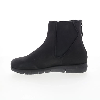 Softwalk Albany S2351-001 Womens Black Suede Zipper Chelsea Boots