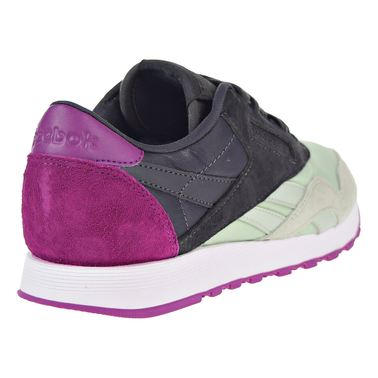 Reebok Classic CL Nylon CB Women's Shoes Sage/Coal/Fuchsia/White