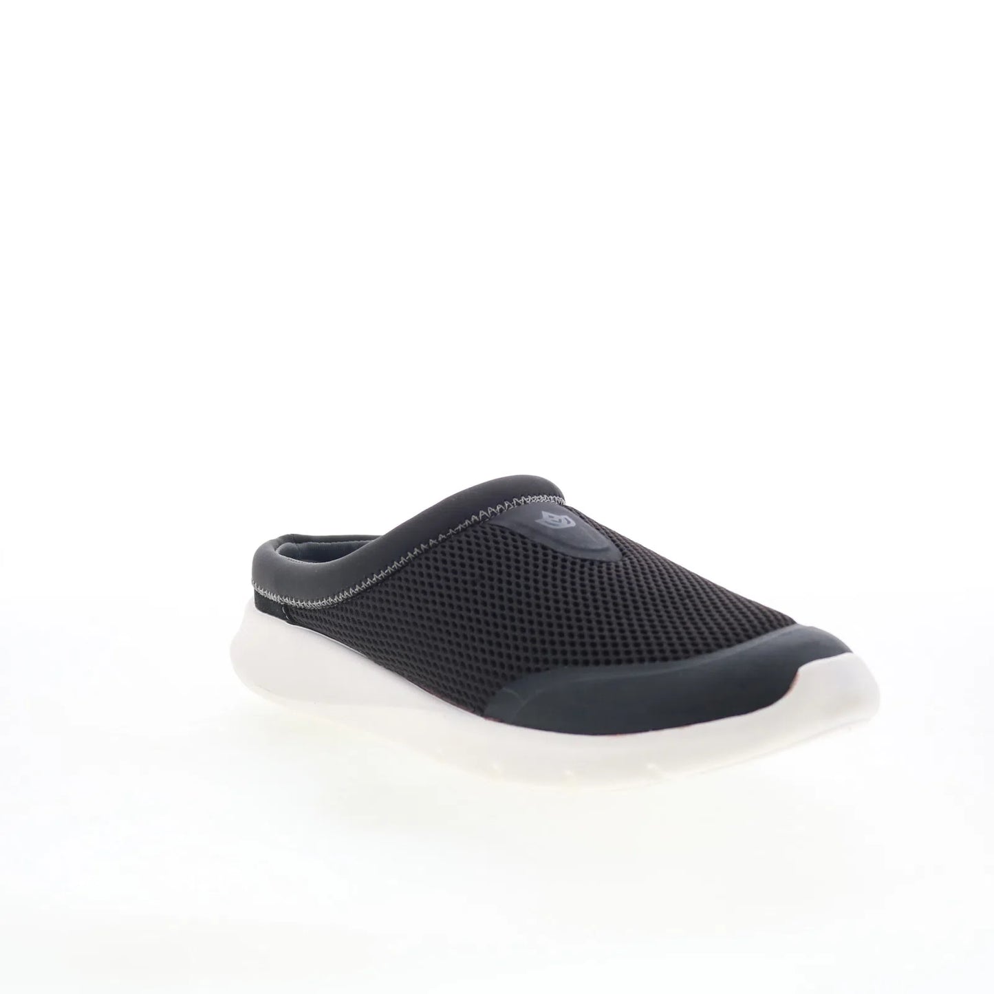 Spenco Bliss Slide SP1003BLK Womens Black Mesh Slip On Mule Flats Shoes