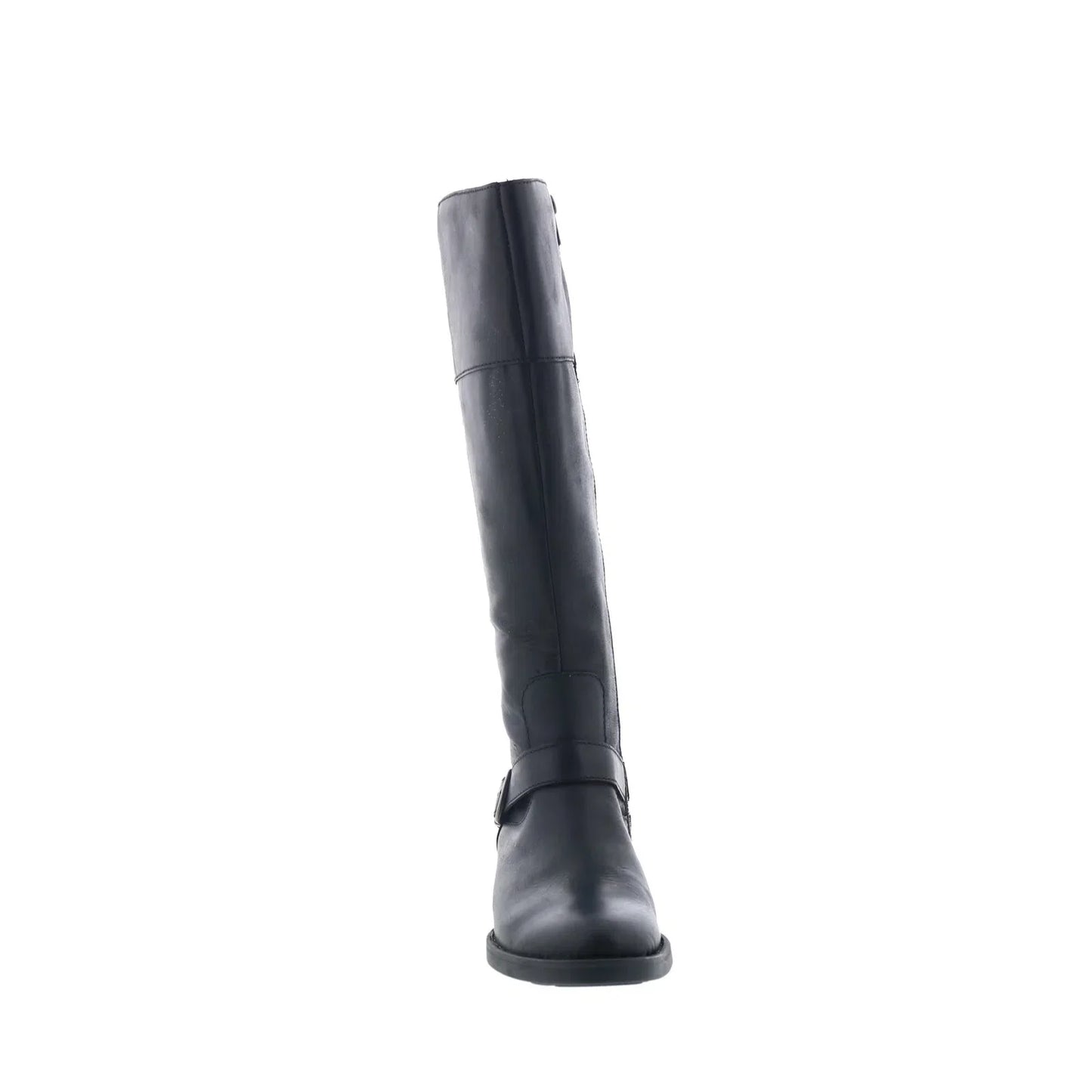 Born Braydon BR0012403 Womens Black Leather Zipper Knee High Boots
