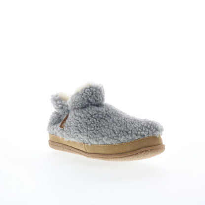 Minnetonka Brekyn Bootie 44695 Womens Gray Synthetic Slip On Ankle & Booties Boots