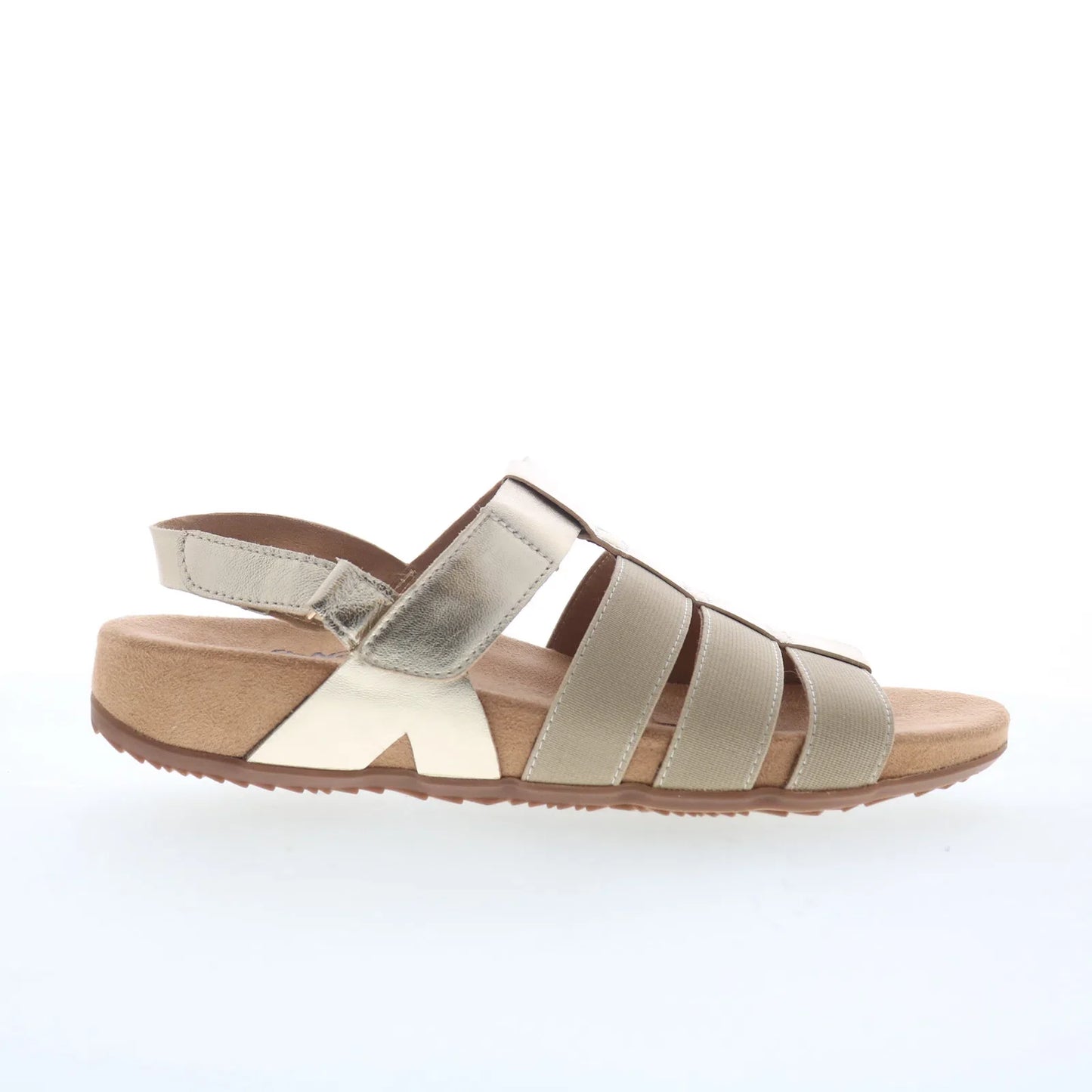 Softwalk Burnaby S2401-731 Womens Beige Leather Strap Slides Sandals Shoes