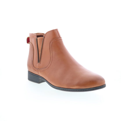 Cobb Hill Crosbie Gore CI9262 Womens Brown Wide Ankle & Booties Boots