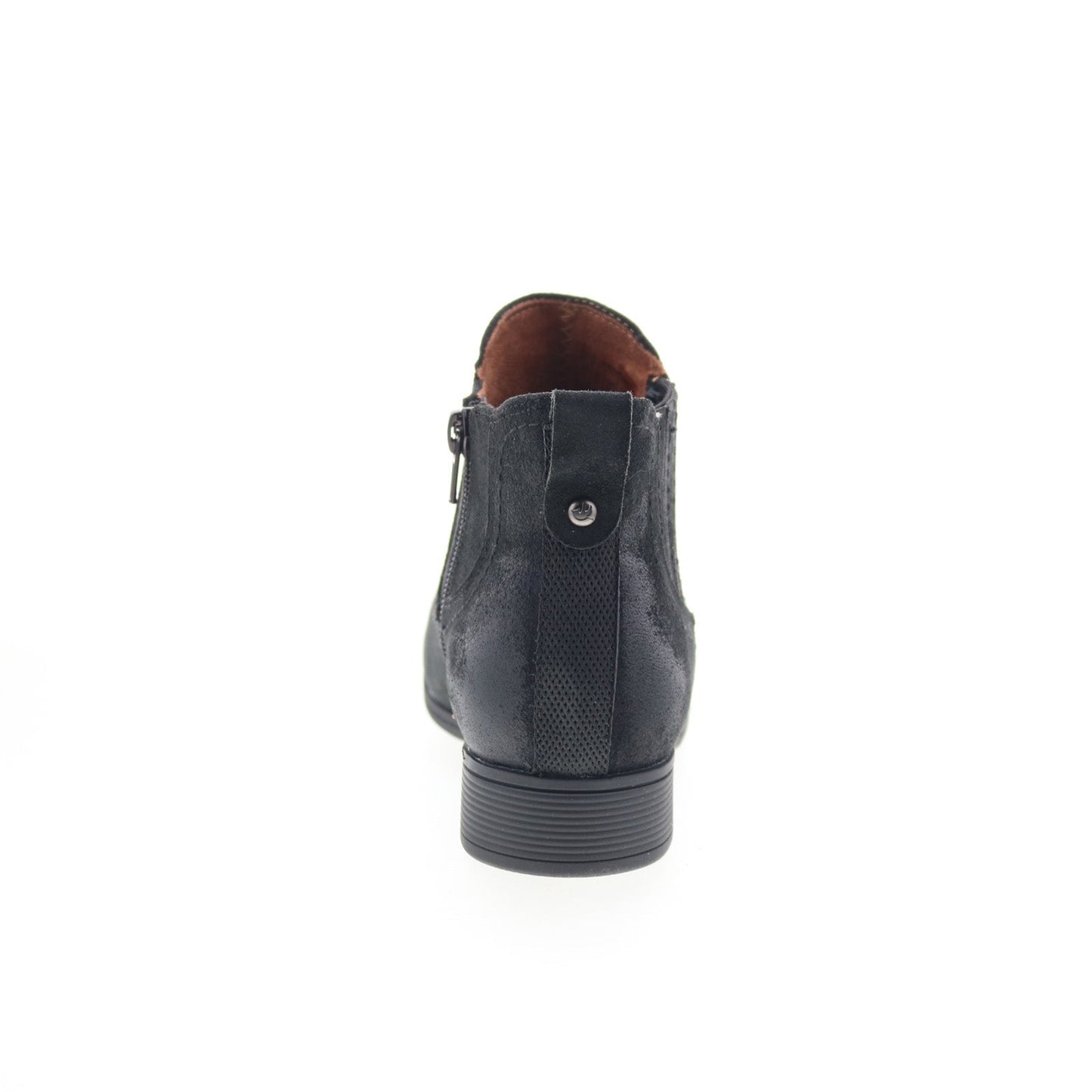 Cobb Hill Crosbie Panel CJ3131 Womens Black Suede Ankle & Booties Boots