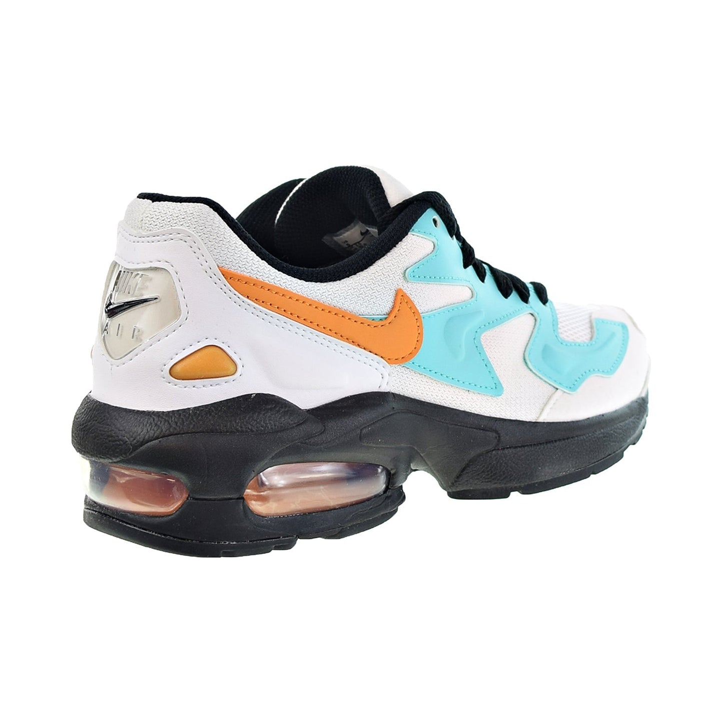 Nike Air Max2 Light "Jaguars" Women's Shoes White-Amber Rise-Aurora Green