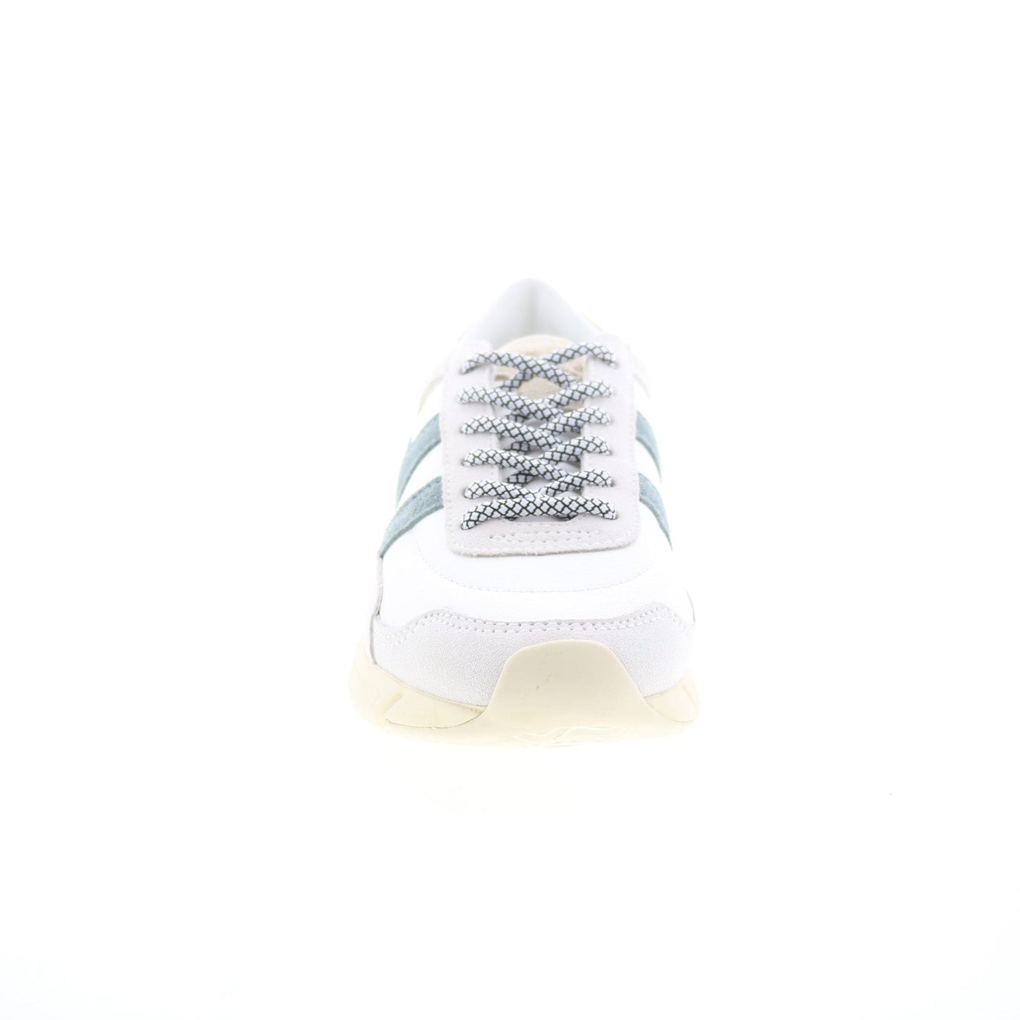 Gola Eclipse Pure CLB400 Womens White Suede Lace Up Lifestyle Sneakers Shoes