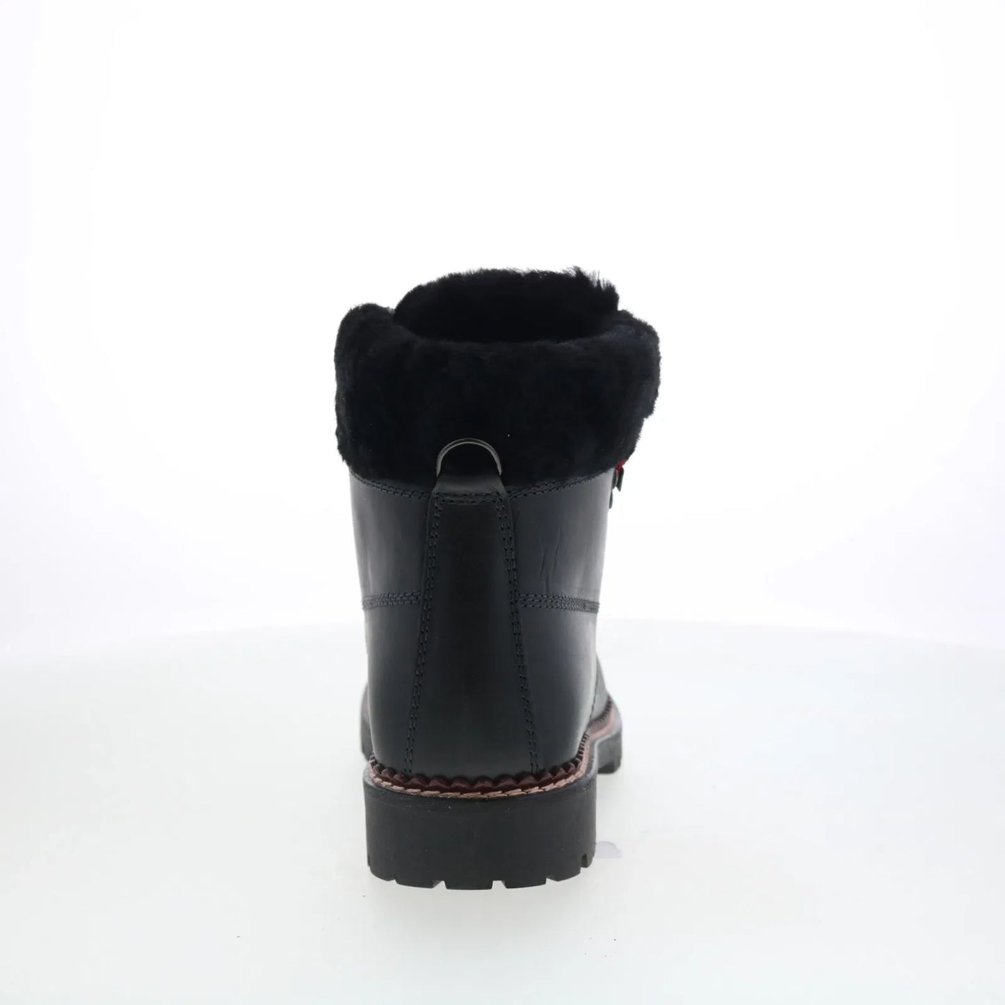 Pajar Cortina 48916 Womens Black Leather Lace Up Ankle & Booties Boots