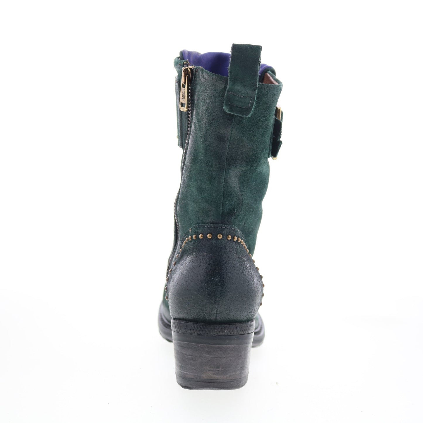 A.S. 98 Cree Womens Green Suede Zipper Casual Dress Boots