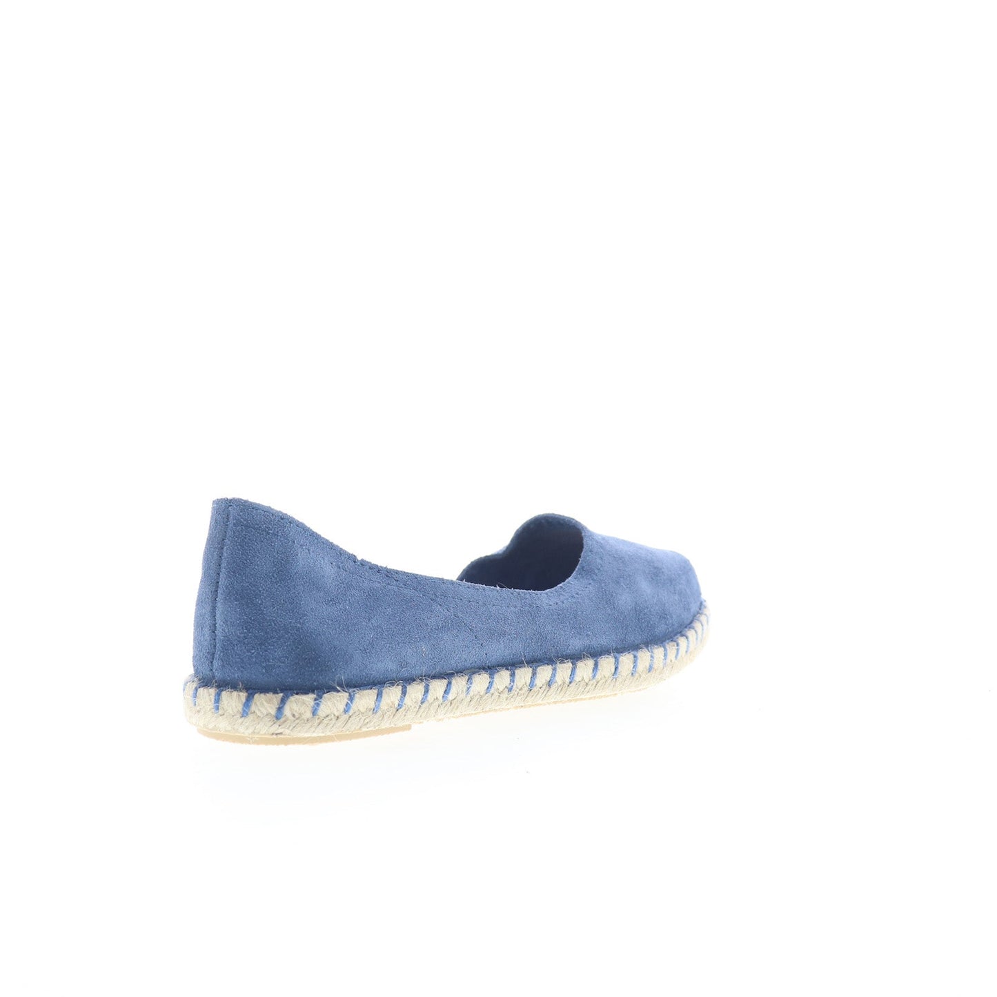 Miz Mooz Cruze Womens Blue Suede Slip On Espadrille Flats Shoes