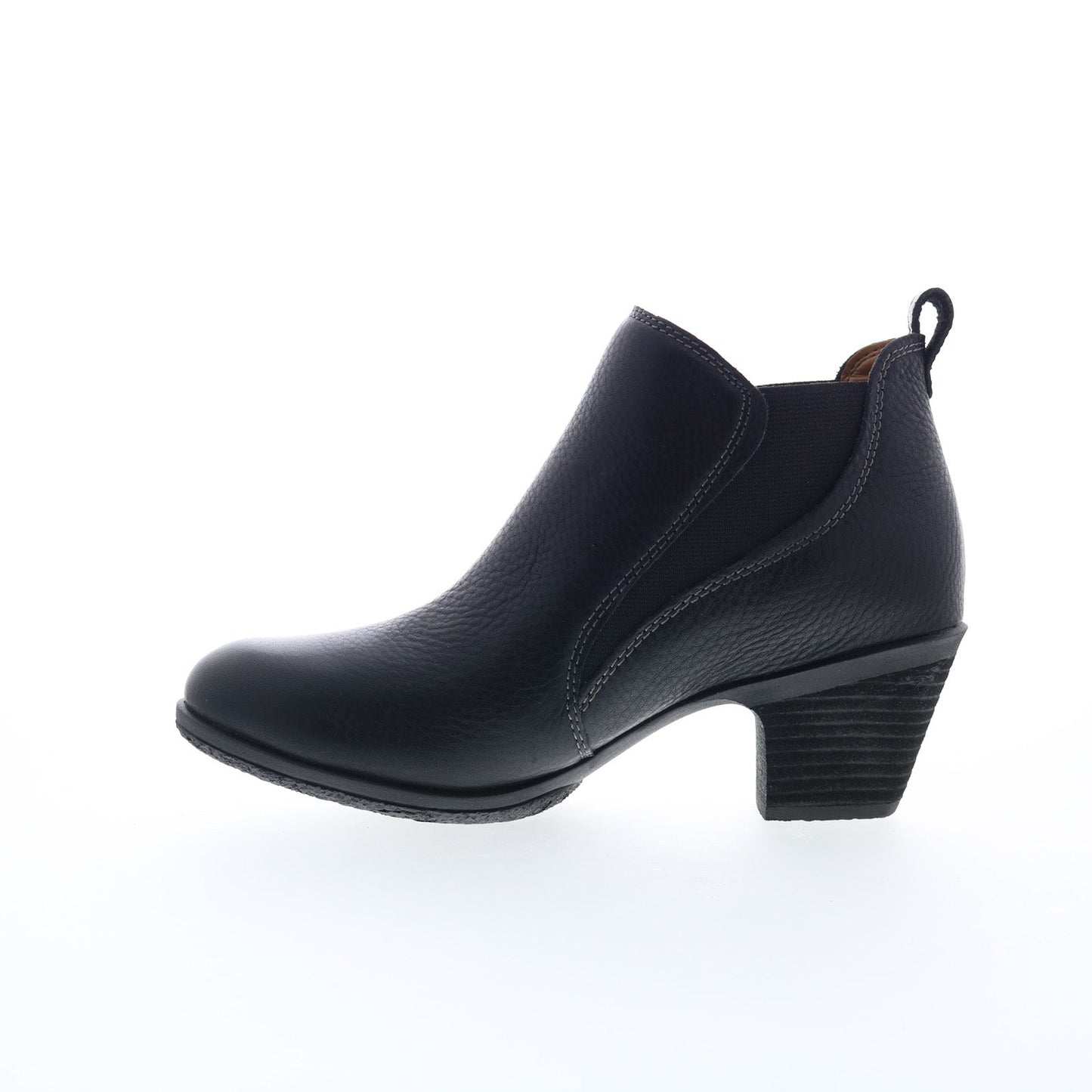 Comfortiva Bailey CT0040301 Womens Black Wide Leather Ankle & Booties Boots