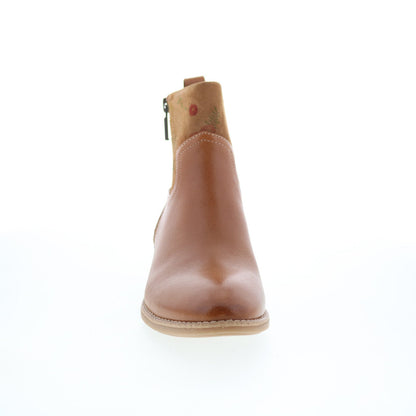 Comfortiva Carter CT00467 Womens Brown Leather Zipper Ankle & Booties Boots