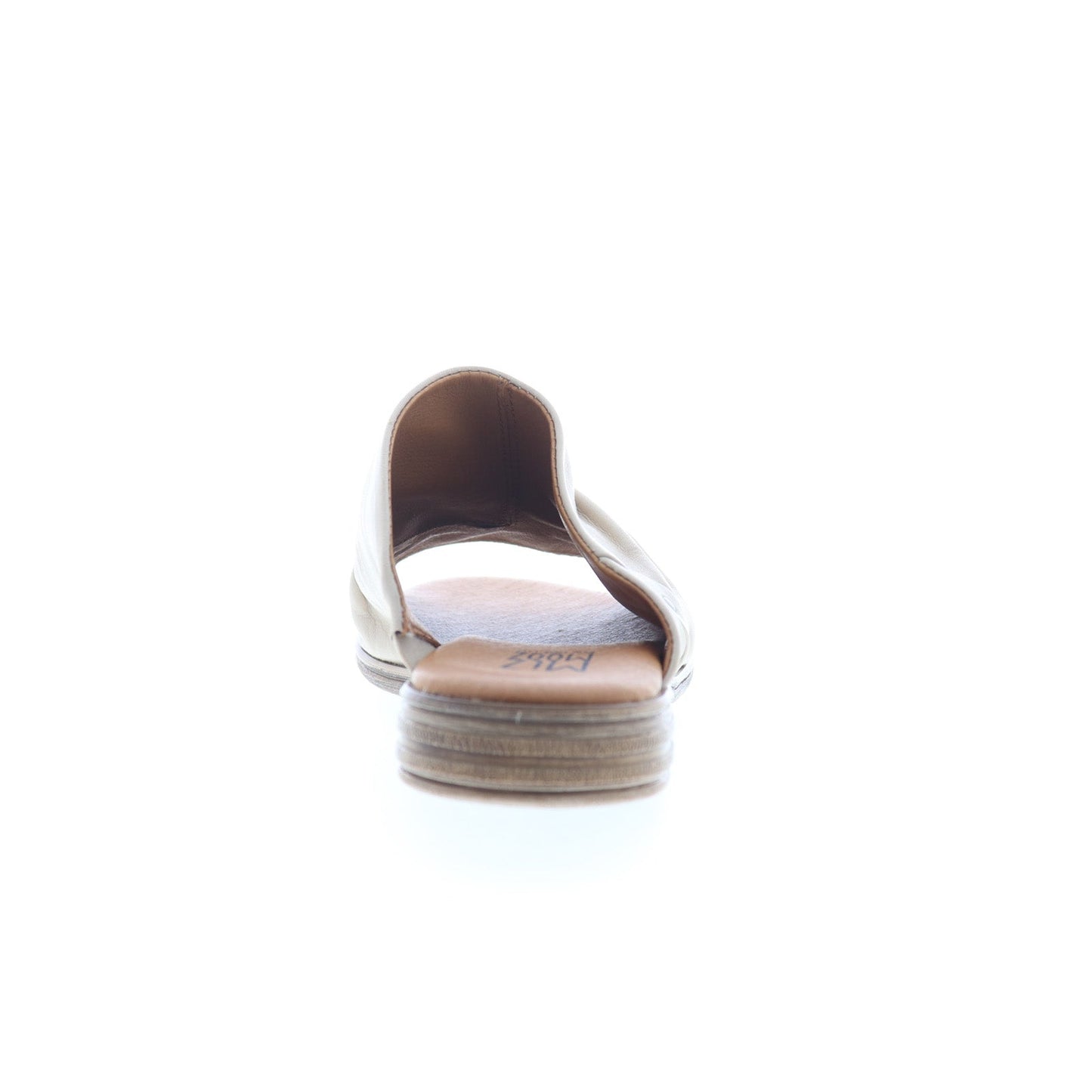 Miz Mooz Dandelion Womens Beige Leather Slip On Slides Sandals Shoes