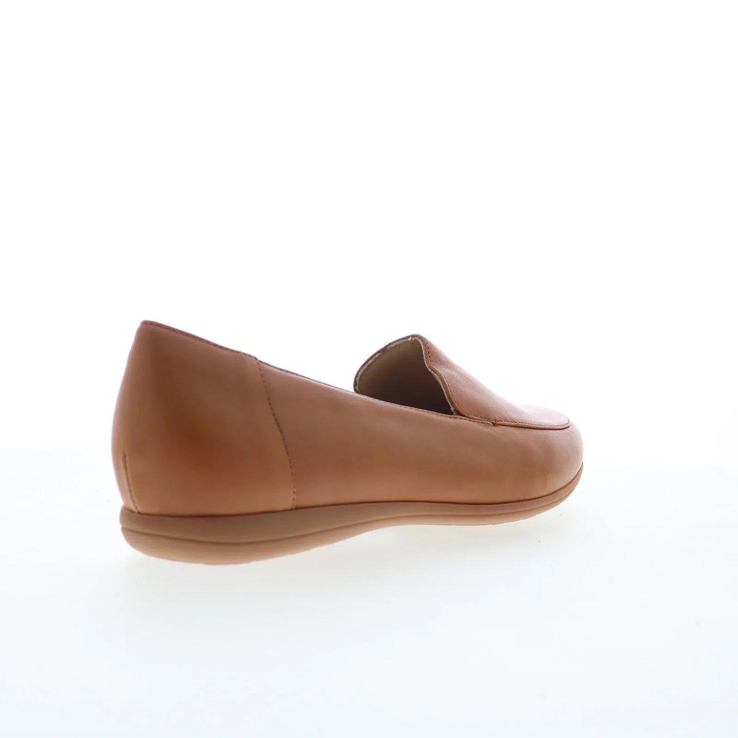 Trotters Deanna T2055-215 Womens Brown Leather Slip On Loafer Flats Shoes