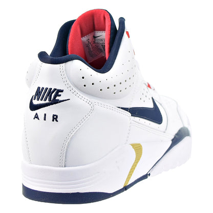 Nike Air Flight Lite Mid Men's Shoes White-Navy-Red