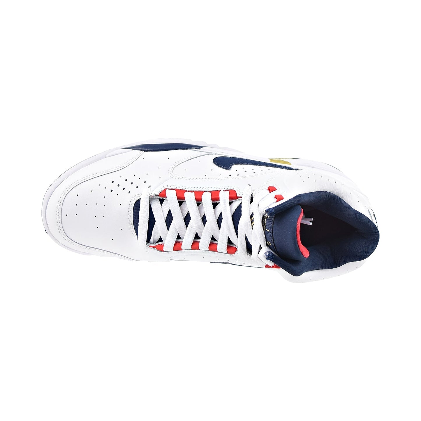 Nike Air Flight Lite Mid Men's Shoes White-Navy-Red