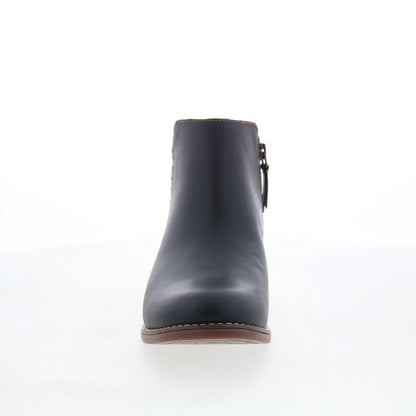 Spenco Dove Creek Boots SP1002BLK Womens Black Leather Ankle & Booties Boots