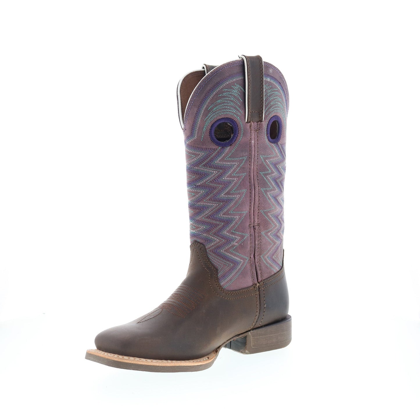 Durango Lady Rebel Pro DRD0354 Womens Brown Leather Slip On Western Boots