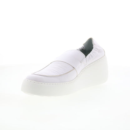Fly London Duli DULI620FLY-003 Womens White Loafers & Slip Ons Casual Shoes