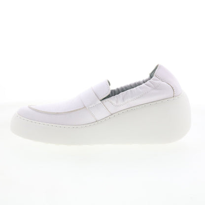 Fly London Duli DULI620FLY-003 Womens White Loafers & Slip Ons Casual Shoes