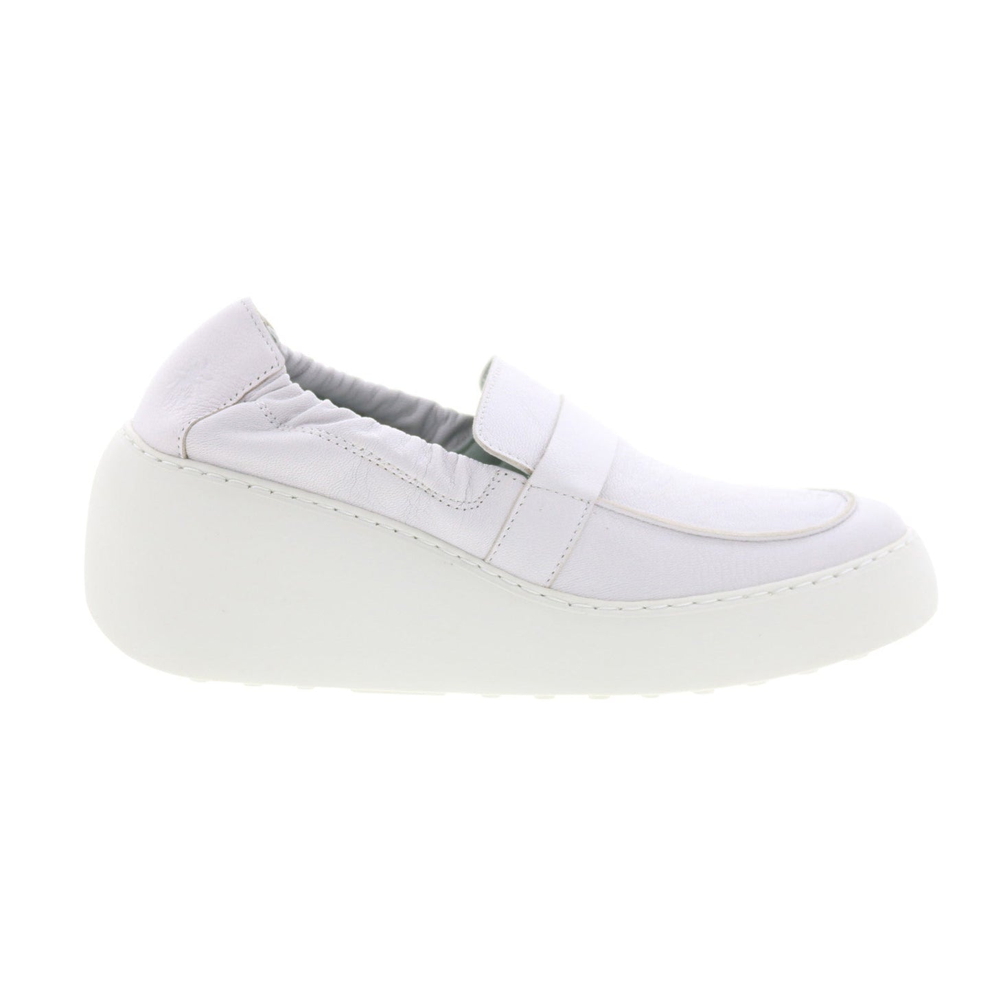 Fly London Duli DULI620FLY-003 Womens White Loafers & Slip Ons Casual Shoes