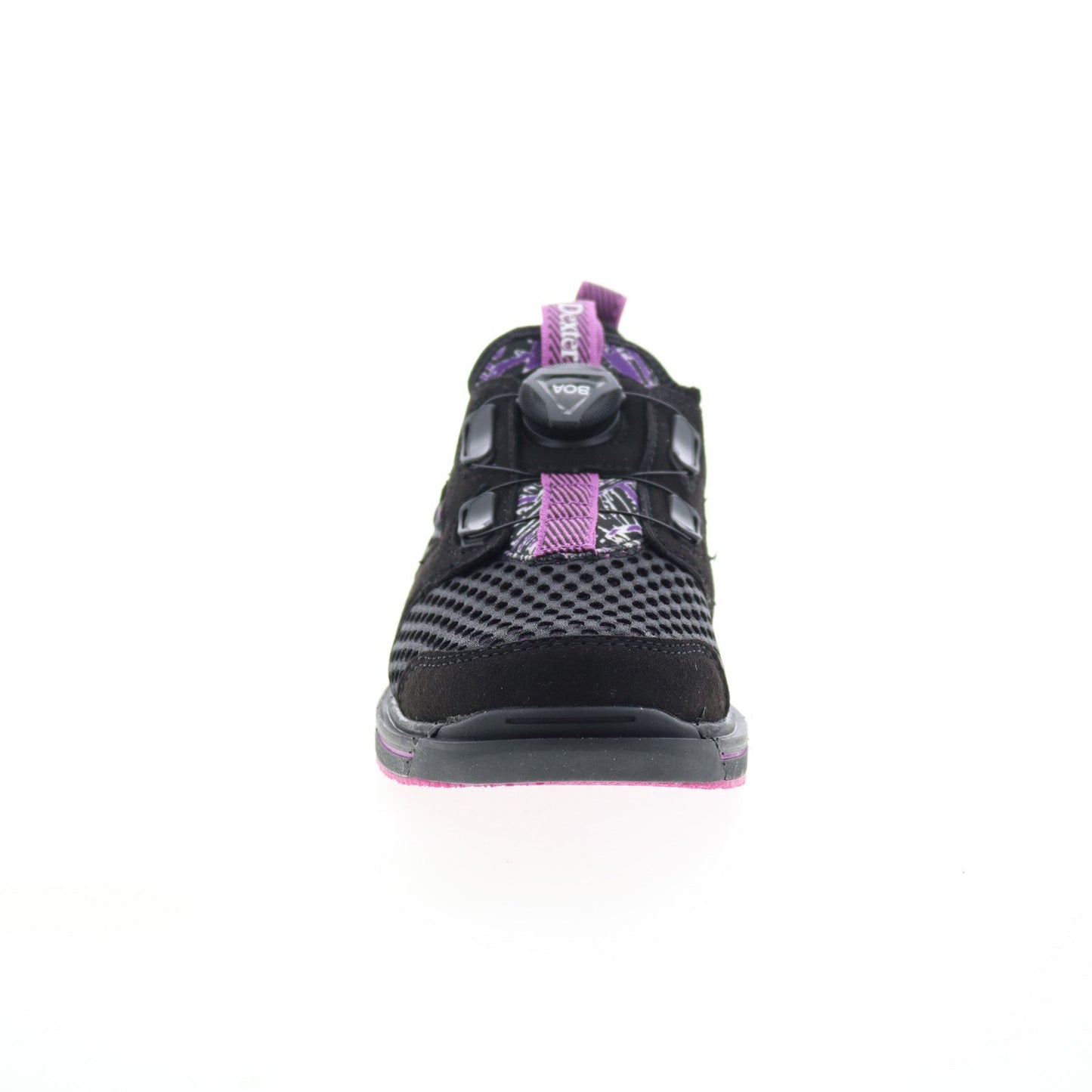 Dexter Pro Boa DW0000991 Womens Black Mesh Slip On Athletic Bowling Shoes
