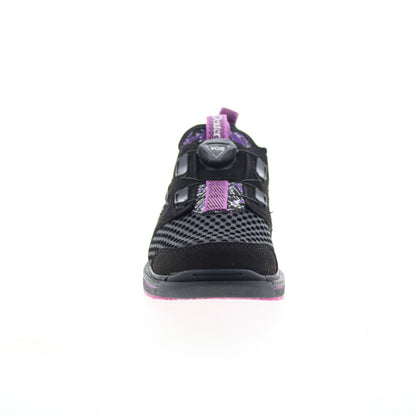 Dexter Pro Boa DW0000991 Womens Black Mesh Slip On Athletic Bowling Shoes