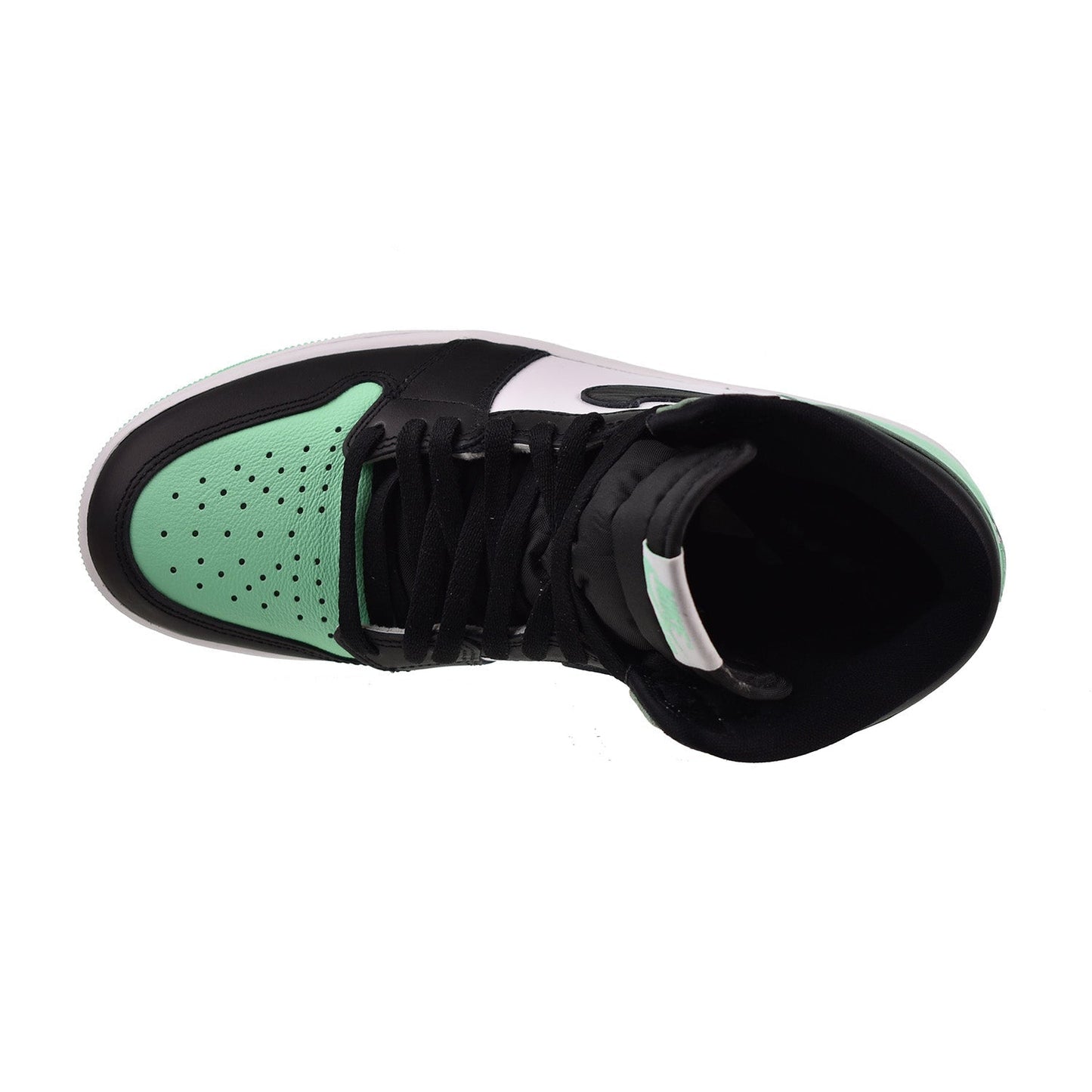 Air Jordan 1 Retro High OG Men's Shoes White/Black/Green Glow