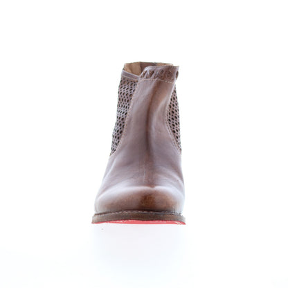 Bed Stu Baylene F321148 Womens Brown Leather Zipper Chukkas Boots