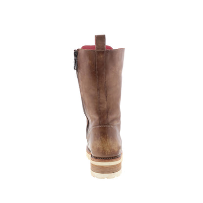 Bed Stu Posh F393021 Womens Brown Leather Lace Up Casual Dress Boots