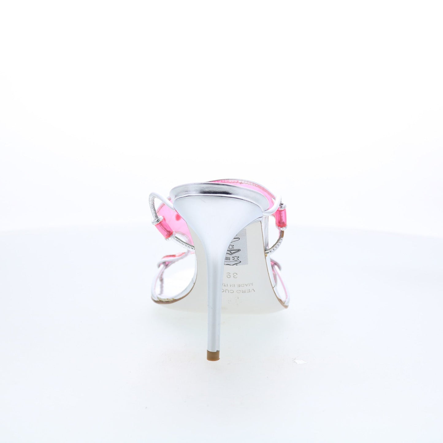 Guido Sgariglia GS7 Womens Pink Synthetic Slip On Mules Heels Shoes