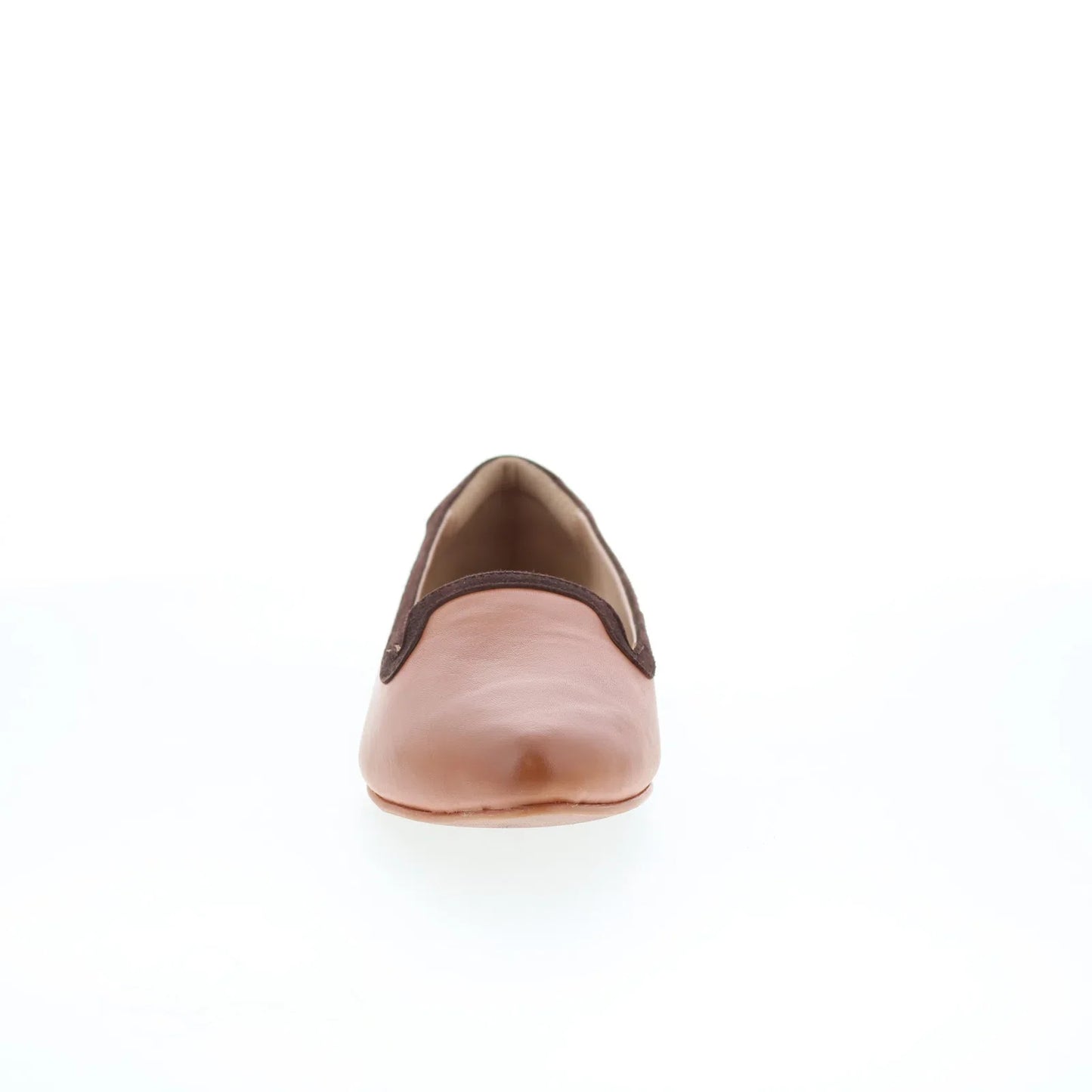 Trotters Hannah T2270-215 Womens Brown Leather Slip On Loafer Flats Shoes