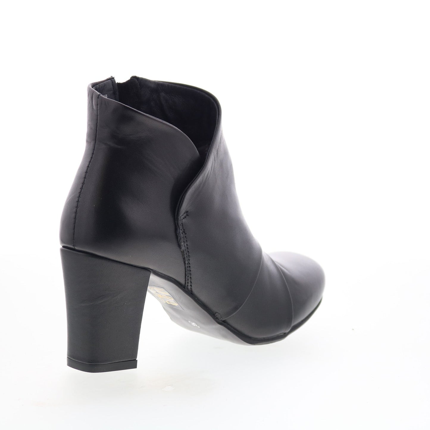 Miz Mooz Haydin Womens Black Leather Zipper Ankle & Booties Boots
