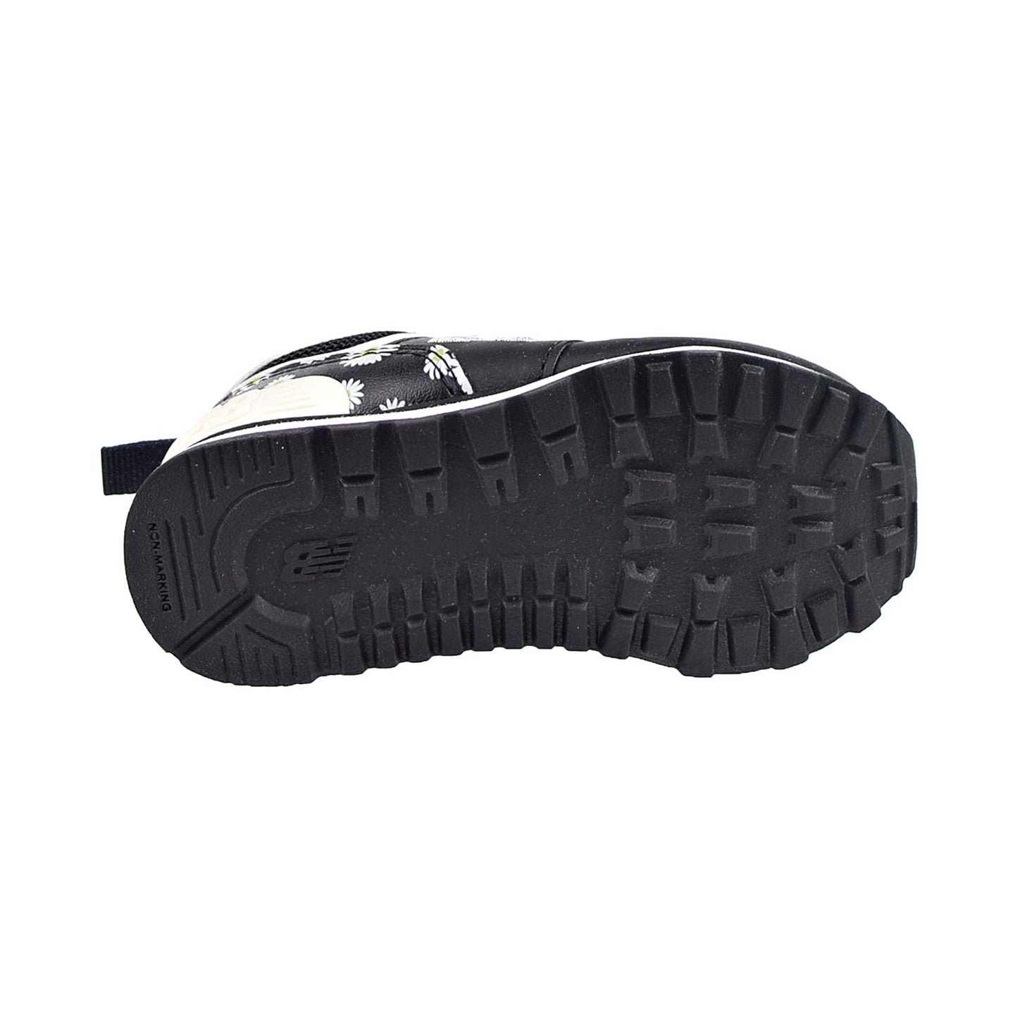 New Balance 574 Bungee Toddler's Shoes Black-lemonade