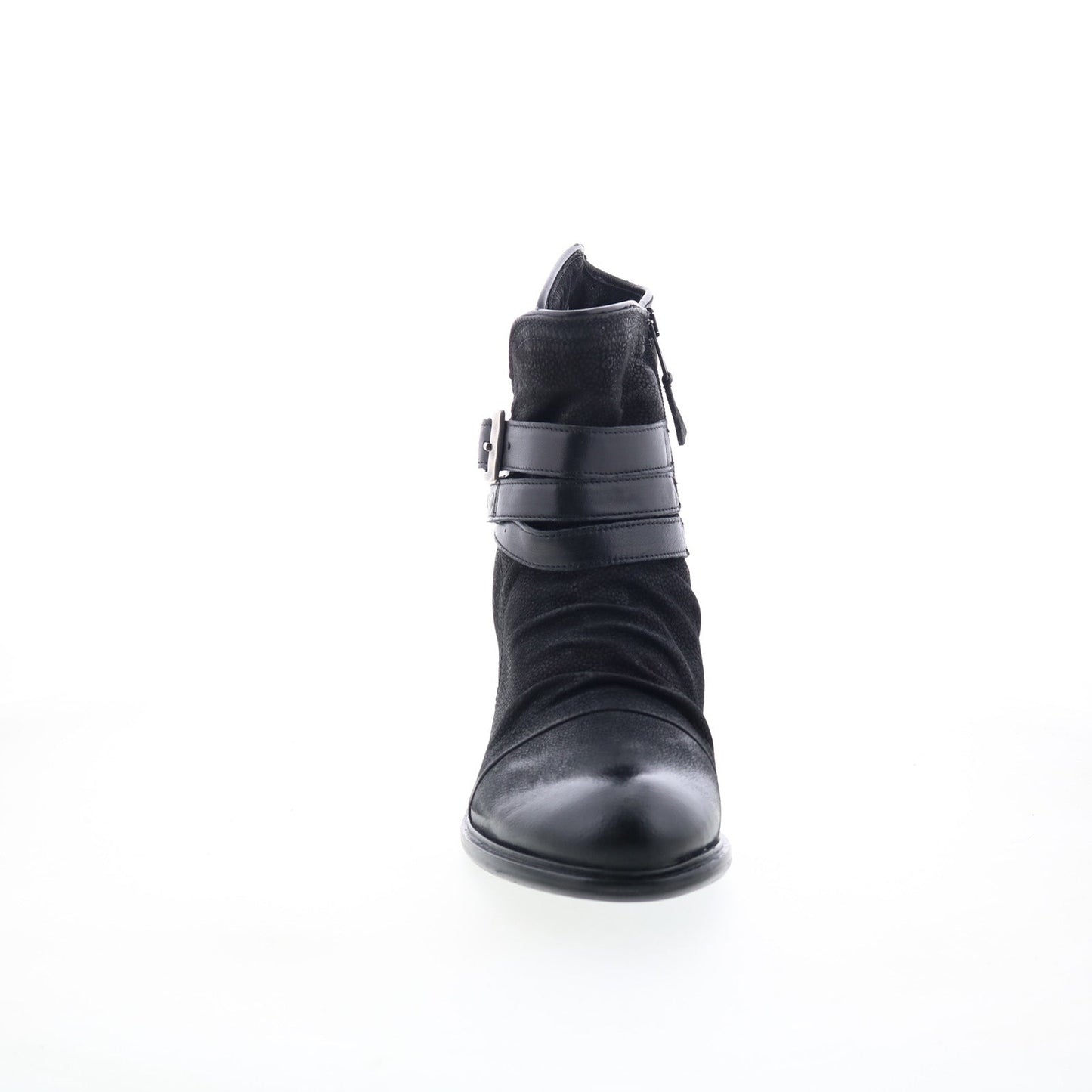 Miz Mooz Jaycee Womens Black Leather Zipper Ankle & Booties Boots