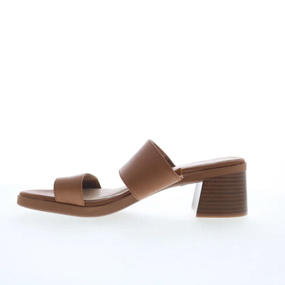 Clarks Jaylan Dusk 26181653 Womens Brown Leather Heeled Sandals Shoes