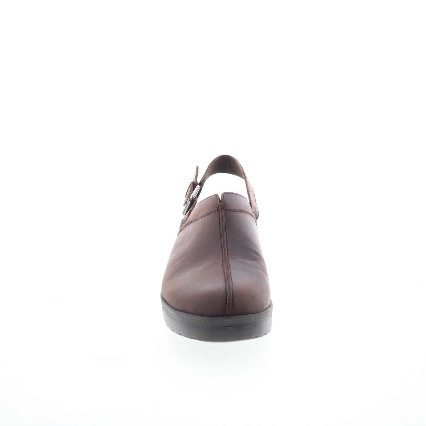 Easy Spirit Jessa SEJESSA Womens Brown Leather Heeled Sandals Shoes