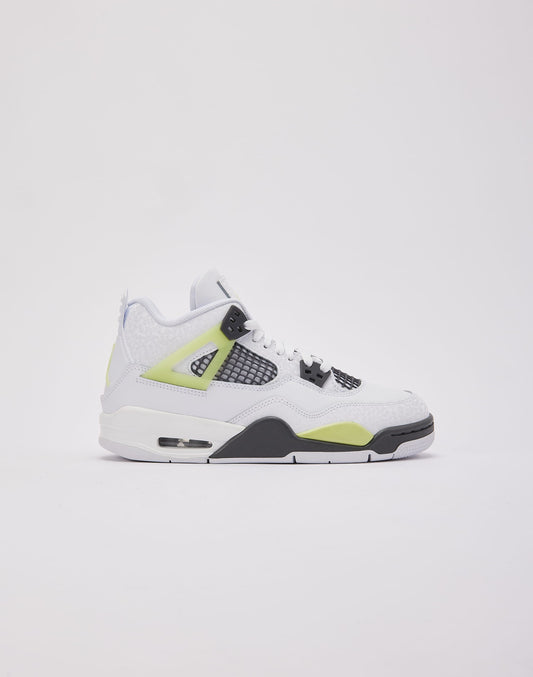 Jordan Air Jordan 4 Retro 'Light Lemon Twist' Grade-School