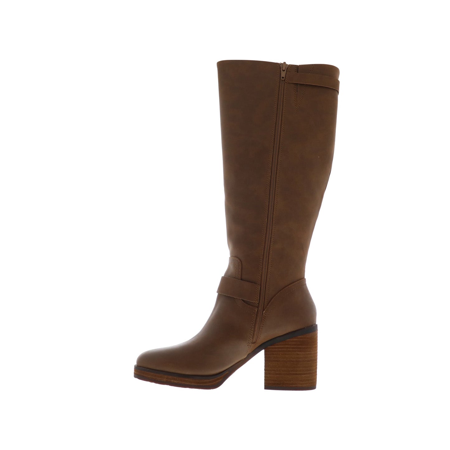 Korks Karalyn KR0024206 Womens Brown Leather Zipper Casual Dress Boots