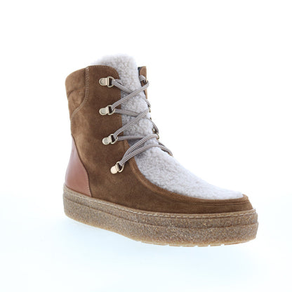Aquatalia Taelyn Waterproof L432134 Womens Brown Suede Casual Dress Boots