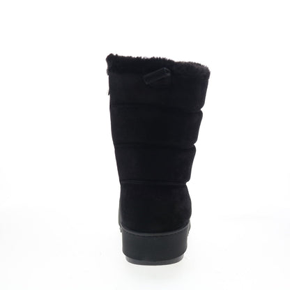 Aquatalia Alcee Waterproof L495201 Womens Black Suede Casual Dress Boots