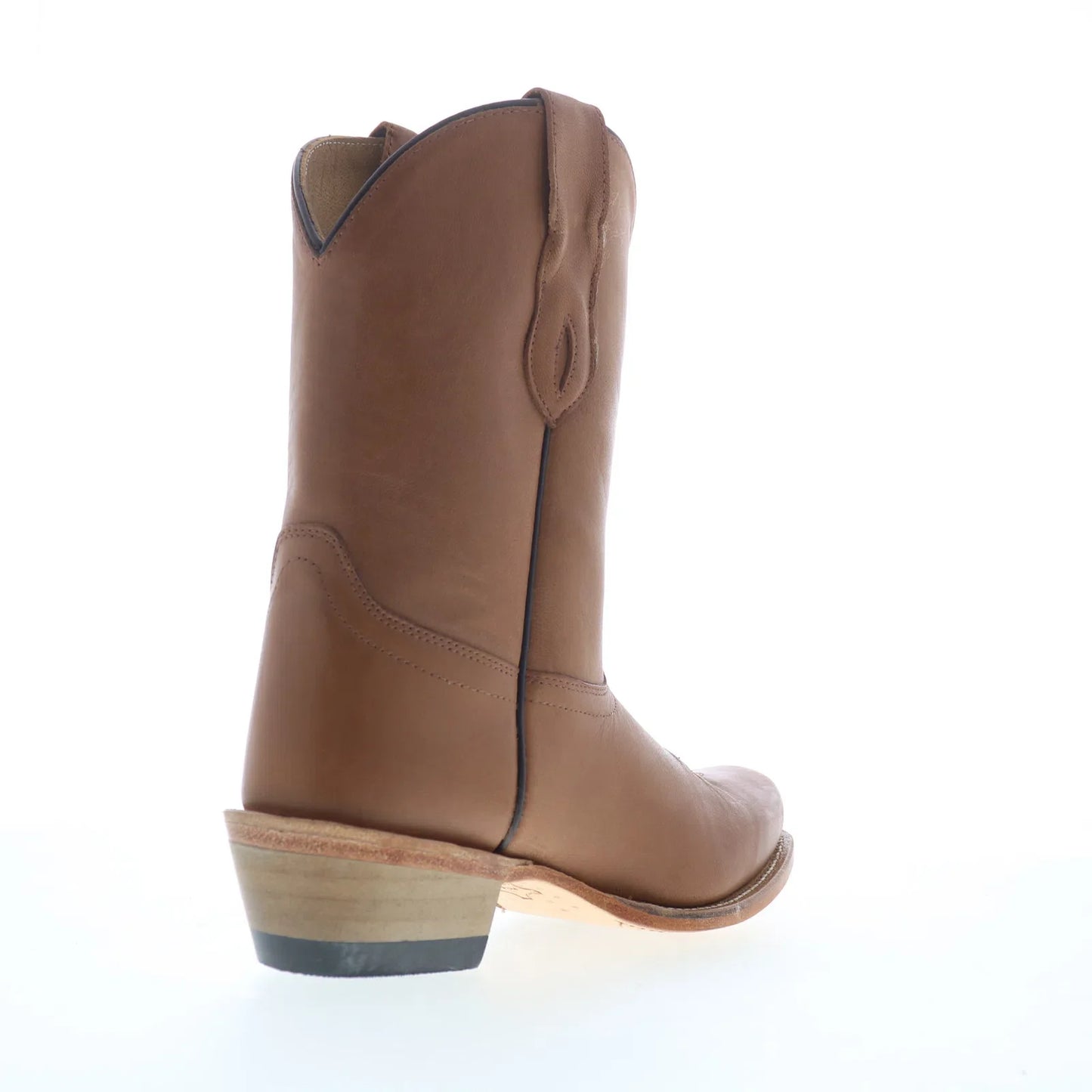 Jama Old West Western Boots 18147 Womens Brown Leather Cowboy Western Boots