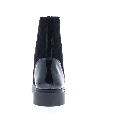 Bos. & Co. Lane Womens Black Suede Zipper Casual Dress Boots