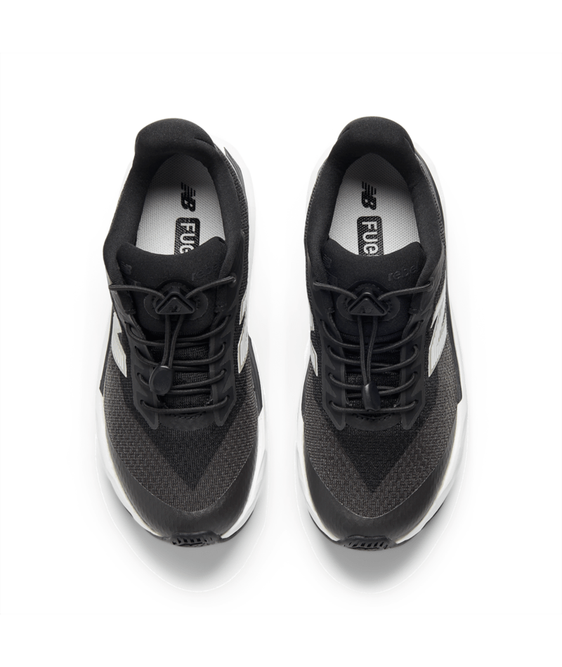 New Balance Kid's FuelCell Rebel Bungee Lace w/Toggle Shoe Black