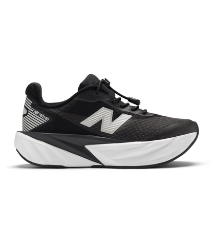 New Balance Kid's FuelCell Rebel Bungee Lace w/Toggle Shoe Black