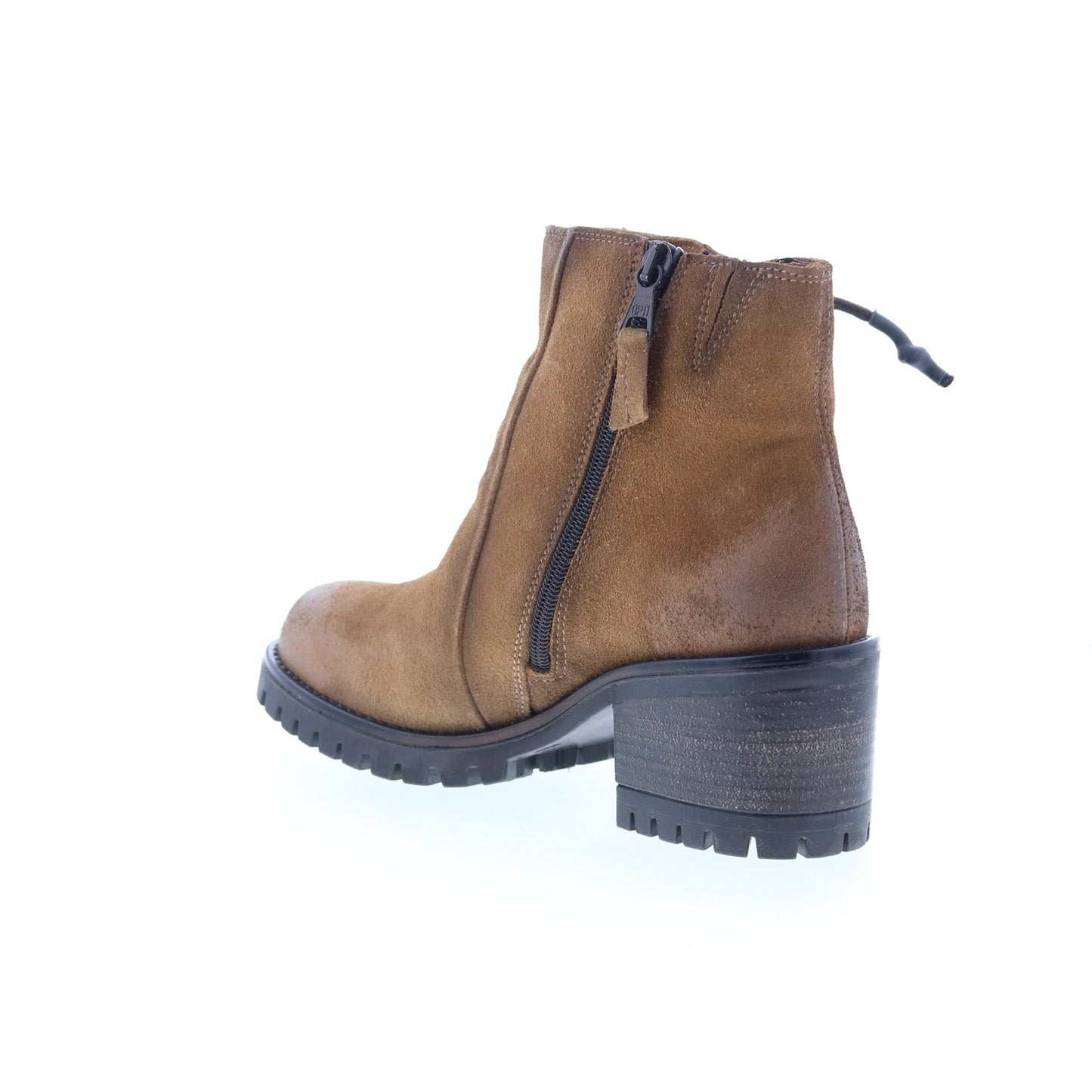 Miz Mooz Maiden Womens Brown Suede Zipper Ankle & Booties Boots