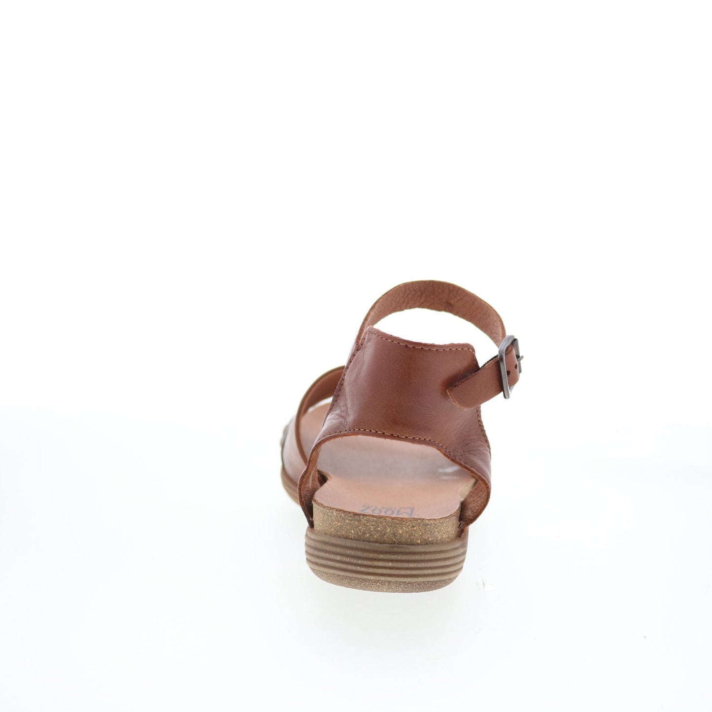 Miz Mooz Marabel Womens Brown Leather Hook & Loop Strap Sandals Shoes