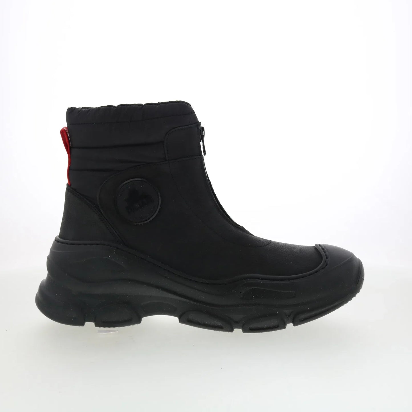 Pajar Milkyway PDPAB00360.01 Womens Black Leather Ankle & Booties Boots